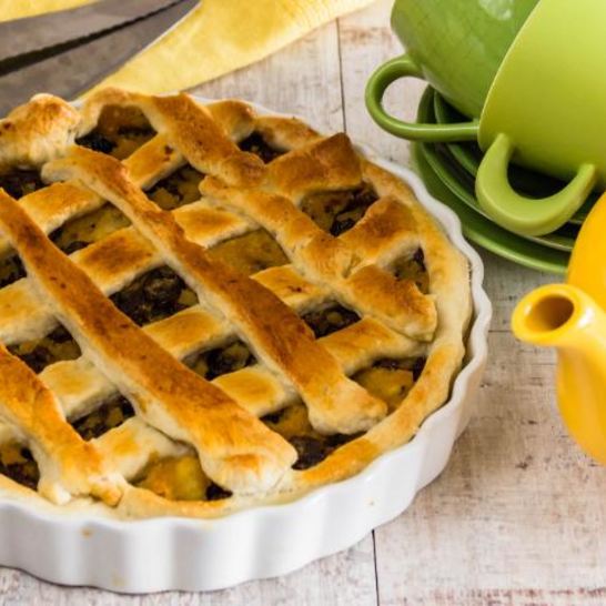 Рецепт слоеного яблочного пирога