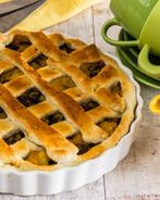 Слоеный яблочный пирог