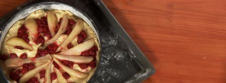 сметанно-сливочный пирог с грушей. Шаг 3