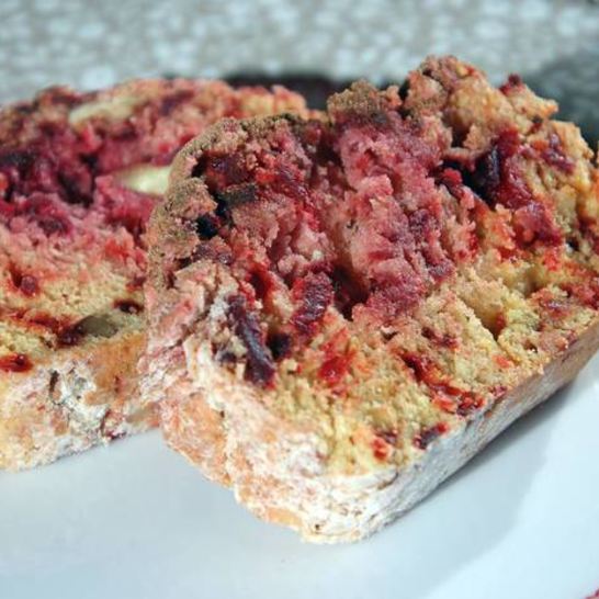 Рецепт свекольного пирога с орехами