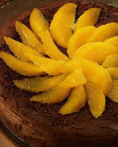 Трюфельный пирог с засахаренным сельдереем