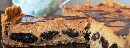 творожно-карамельный пирог с черносливом. Шаг 11