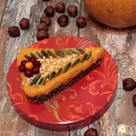 Рецепт тыквенного пирога без выпечки