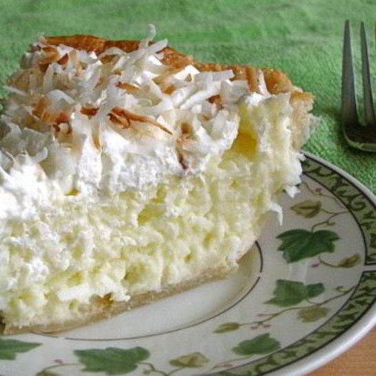 Рецепт ванильно-кокосового пирог