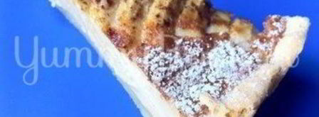 яблочный пирог с пудингом и марципаном. Шаг 11