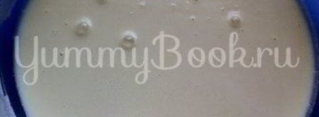 яблочный пирог с пудингом и марципаном. Шаг 5