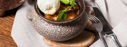 яблочный пирог в горшочке. Шаг 8