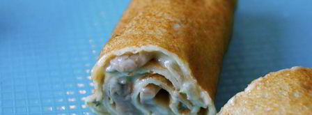 блинчатые пирожки, панированные в тесте. Шаг 9