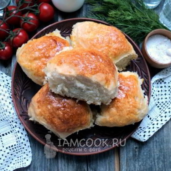 Рецепт духовых пирожков с печенкой