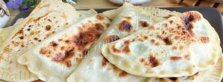 кутабы с зеленью. Шаг 8