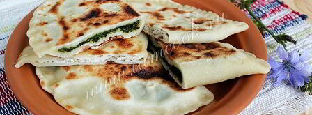 кутабы с зеленью. Шаг 9