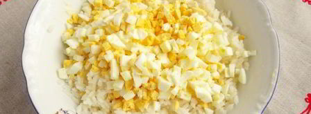 начинка для пирожков с рисом и яйцом. Шаг 7