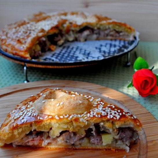 Рецепт пирога с индейкой и картофелем