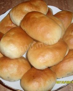 Пирожки дрожжевые с капустой в духовке