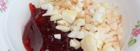 пирожки из дрожжевого теста с яблоками и повидлом. Шаг 8