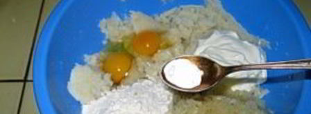 пирожки из картофельного пюре. Шаг 4