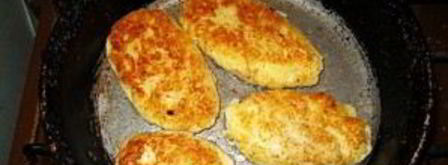 пирожки из картофельного пюре. Шаг 8