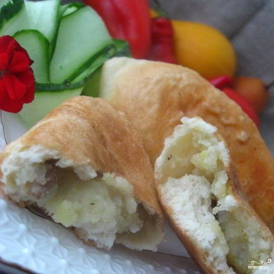 Рецепт пирожков картофельных с грибами