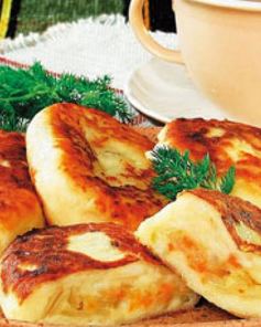 Пирожки картофельные с капустой