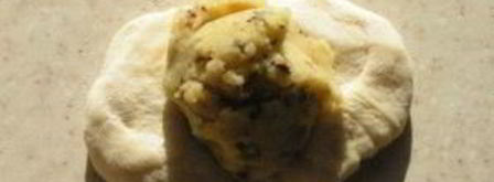 пирожки на кефире без яиц. Шаг 7