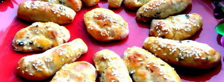 пирожки на сырном тесте. Шаг 20