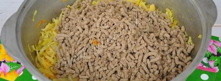 пирожки с говяжьей печенью и капустой. Шаг 12