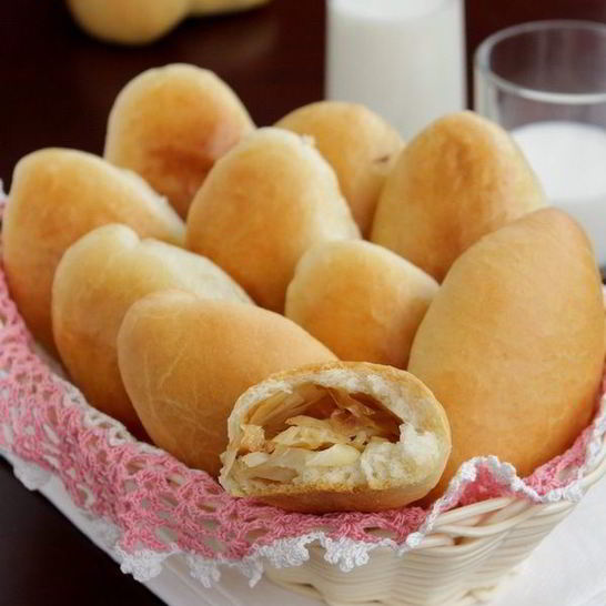 Рецепт пирожков с капустой постные