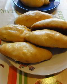 Пирожки с капустой, рисом и яйцом