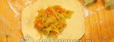 пирожки с капустой. Шаг 11