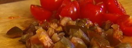 пирожки с козьим сыром, помидорами и базиликом. Шаг 5