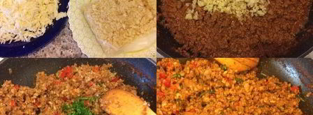 пирожки с мясом, булгуром и сулугуни. Шаг 4