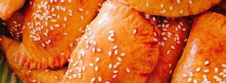 пирожки с мясом, булгуром и сулугуни. Шаг 7