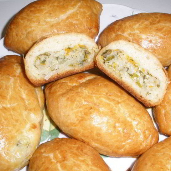 Рецепт пирожков с начинкой из капусты