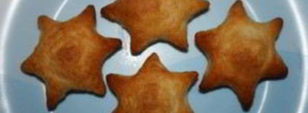 пирожки с рыбой из слоеного теста. Шаг 10