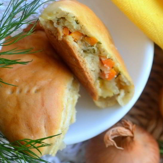 Рецепт пирожков с рыбой о овощами