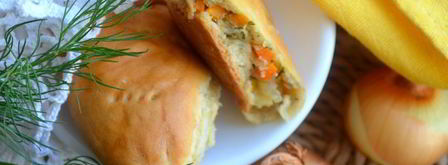 пирожки с рыбой о овощами. Шаг 5