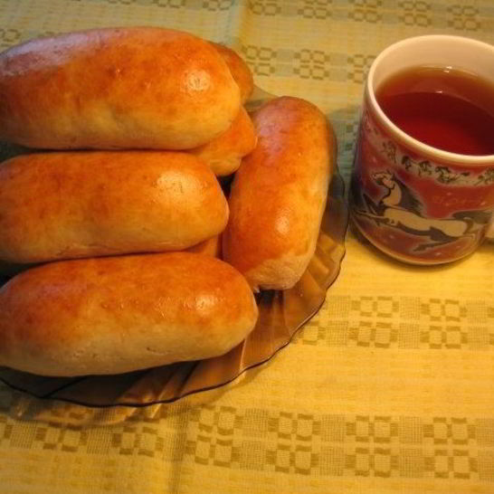 Рецепт пирожков с сосиской в духовке