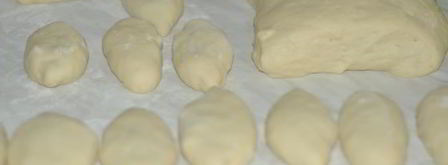 пирожки с ветчинной, сыром и зеленью. Шаг 2