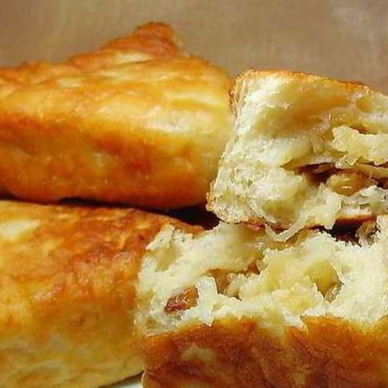 Рецепт пирожков с яблоками на сковороде