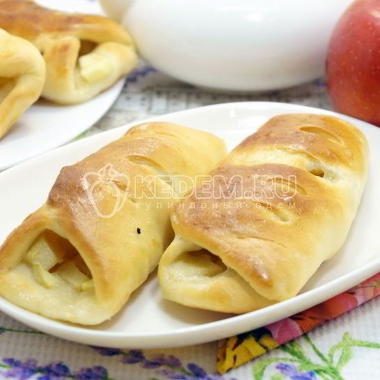 Рецепт пирожков с яблоками в духовке