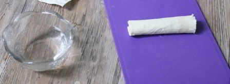 пирожки-сигары с творогом. Шаг 8