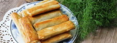 пирожки-сигары с творогом. Шаг 11