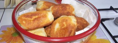 пирожки жареные с картошкой и куриной печенкой. Шаг 10