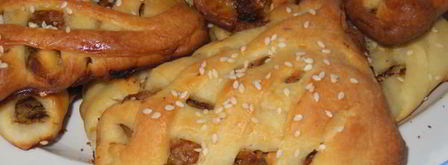 плетеные пирожки из творожного теста. Шаг 11