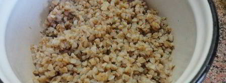 постные пирожки с гречкой и грибами. Шаг 4