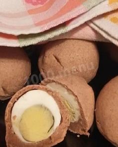 Ржаные пирожки кокурки с яйцом