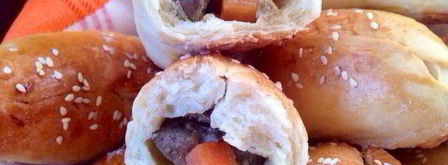 скороспелые пирожки с печенью и овощами. Шаг 13