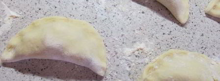 творожные пирожки с яблоком и корицей. Шаг 4