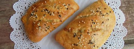 закусочные пирожки с сыром на тесте с морской капустой. Шаг 8