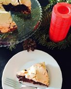 Брауни с меренгами